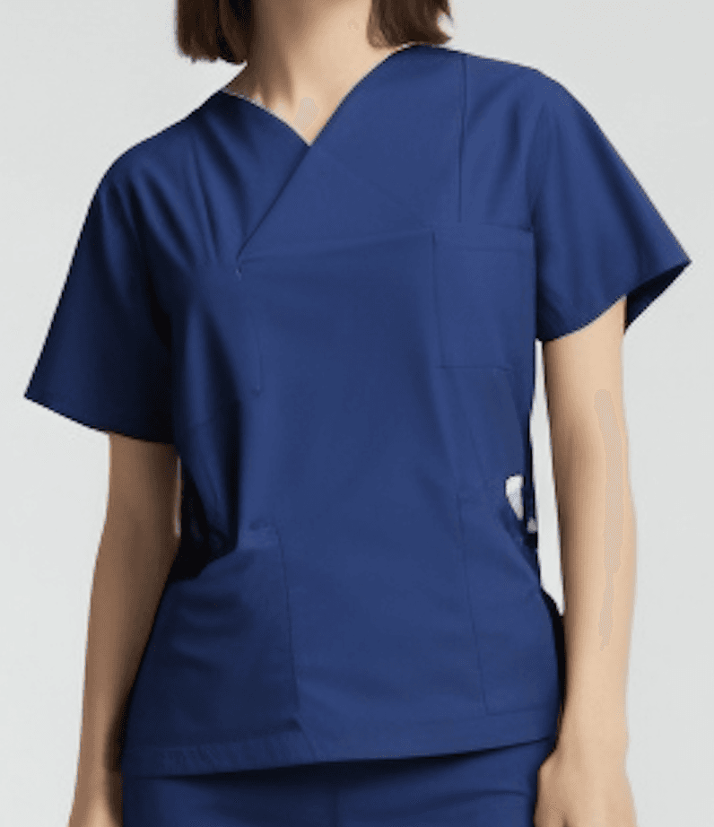 Bluzka Medyczna Unisex TEX2 - Niebieska – bluzki medyczne damskie