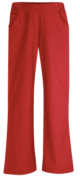 Spodnie Medyczne Pingi Dwie Kieszenie Atrapa Rozporka Czerwone – spodnie medyczne damskie